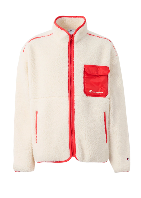 ZIP JACKET | WHITE/RED CHAMPION