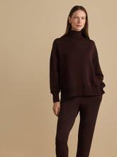 Load image into Gallery viewer, Varley BARKER HIGH NECK SWEAT | COFFEE BEAN