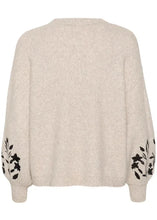 Charger l&#39;image dans la galerie, KALISETTE KNIT PULLOVER | FEATHER GRAY MELANGE KAFFE