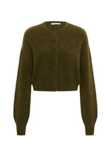 Load image into Gallery viewer, Gestuz Gzdebbie Short Cardigan In Plantation Melange – front product view