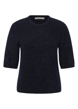 Load image into Gallery viewer, Gestuz Gzdebbie Ss Tee In Navy Melange – front product view