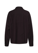 Load image into Gallery viewer, Gestuz Gzschany Shirt In Deep Plum – back product view
