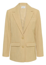 Load image into Gallery viewer, Gestuz Gzstacy Blazer In Pale Hay Melange – front product view