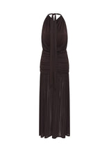 Load image into Gallery viewer, Gestuz Gzsvedae Sl Dress In Deep Plum – back product view