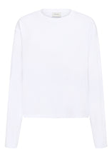 Load image into Gallery viewer, Gestuz Gztima Ls Tee In Bright White – front product view