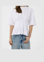 Load image into Gallery viewer, Gestuz Inez Tee In Bright White – worn view