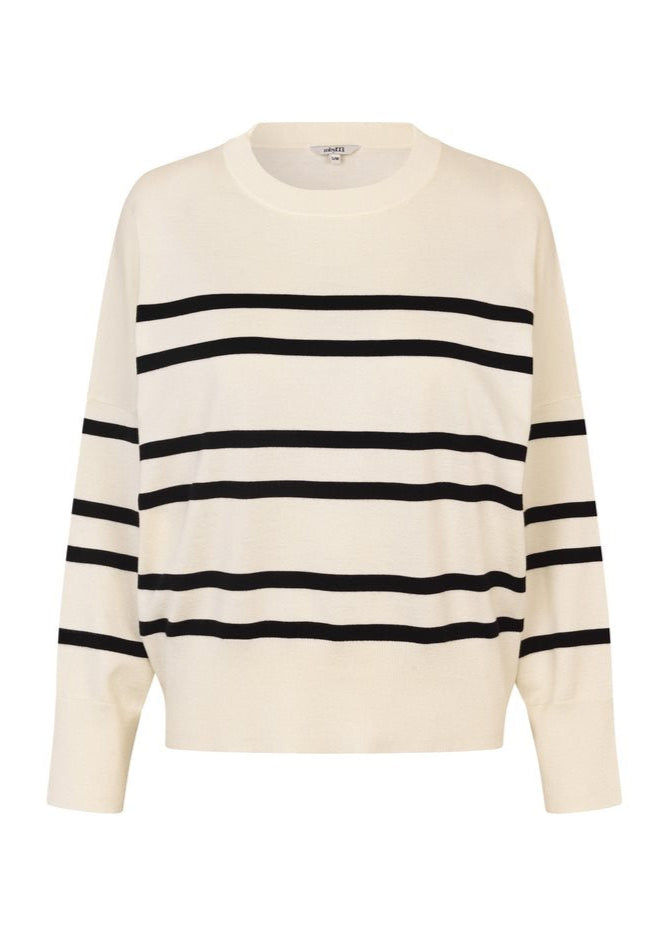 GILLIAN-M BRAVANI KNIT | SUGAR BLACK STRIPE