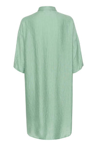 KAJAROME SHIRT DRESS | GRANITE GREEN KAFFE