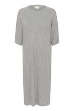 Charger l&#39;image dans la galerie, KALOLA KNIT DRESS | GREY MELANGE KAFFE