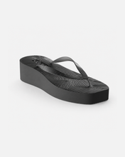 Load image into Gallery viewer, HIGH PLATFORM FLIP FLOPS | BLACK SLEEPERS