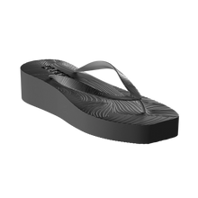 Load image into Gallery viewer, HIGH PLATFORM FLIP FLOPS BLACK SLEEPERS