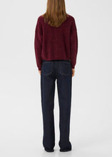 Load image into Gallery viewer, ALPHAGZ SHORT CARDIGAN | BLOOD RED MEL GESTUZ