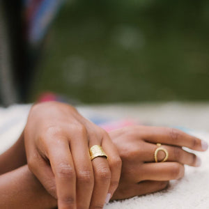 BAGUE INÈS | PLAQUE OR TIROIR DE LOU