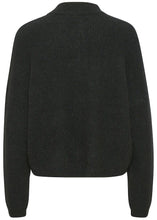 Load image into Gallery viewer, ALPHAGZ SHORT CARDIGAN | BLACK GESTUZ