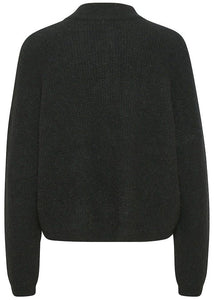 ALPHAGZ SHORT CARDIGAN | BLACK GESTUZ