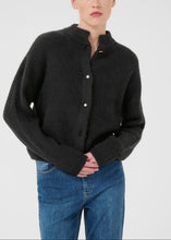 Load image into Gallery viewer, ALPHAGZ SHORT CARDIGAN | BLACK GESTUZ