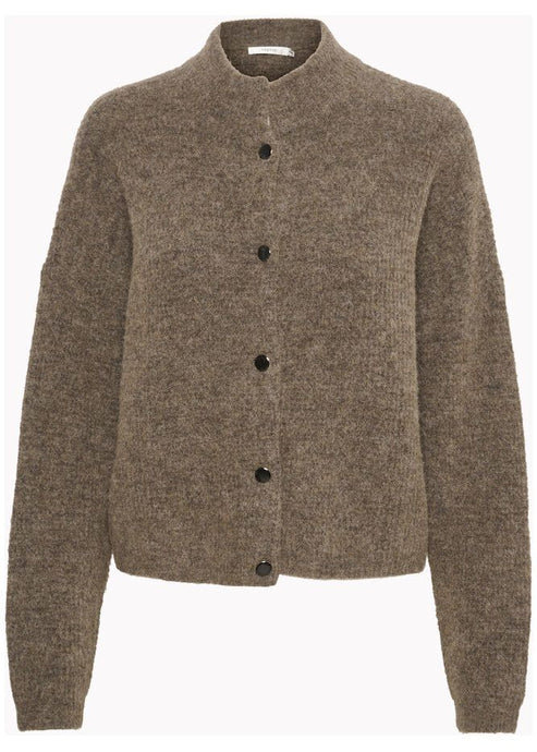 ALPHAGZ SHORT CARDIGAN | CHESTNUT MELANGE GESTUZ
