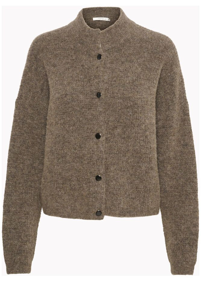 ALPHAGZ SHORT CARDIGAN | CHESTNUT MELANGE GESTUZ