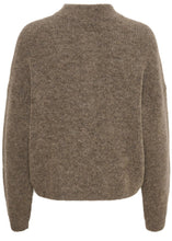 Load image into Gallery viewer, ALPHAGZ SHORT CARDIGAN | CHESTNUT MELANGE GESTUZ