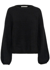 GZALPHA SLIT PULLOVER | BLACK GESTUZ