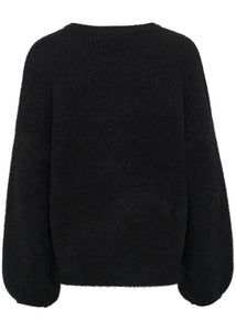 GZALPHA SLIT PULLOVER | BLACK GESTUZ