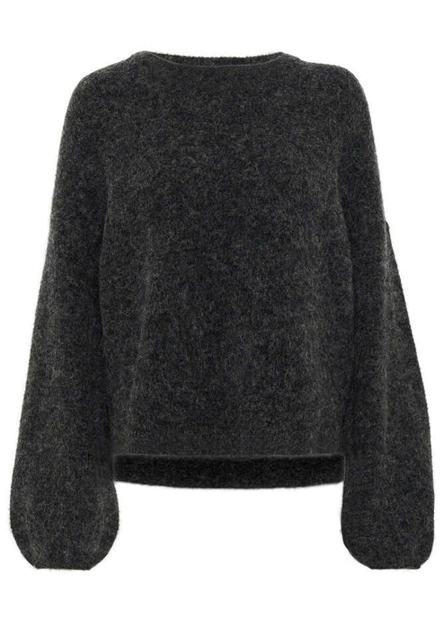 GZALPHA SLIT PULLOVER | CHARCOAL MEL GESTUZ