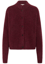 Load image into Gallery viewer, ALPHAGZ SHORT CARDIGAN | BLOOD RED MEL GESTUZ