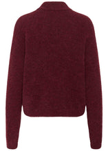 Load image into Gallery viewer, ALPHAGZ SHORT CARDIGAN | BLOOD RED MEL GESTUZ