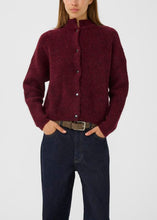 Load image into Gallery viewer, ALPHAGZ SHORT CARDIGAN | BLOOD RED MEL GESTUZ