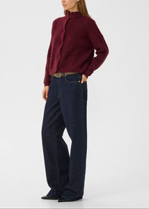 ALPHAGZ SHORT CARDIGAN | BLOOD RED MEL GESTUZ
