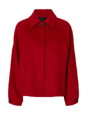 SLFLIVA WOOL BLEND JACKET | EQUESTRIAN RED SELECTED