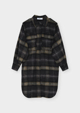 Load image into Gallery viewer, DAY Birger et Mikkelsen Josiah Flannel Coat in Medium Grey Melange – front product view