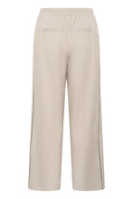 Load image into Gallery viewer, KAserena Trousers — Beige melange / Black stripe — back packshot