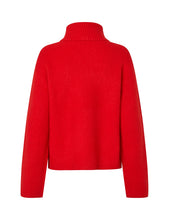Load image into Gallery viewer, KEMINA-M HEVELYN KNIT | DEEP RED MIX — packshot de dos — photo officielle MBYM