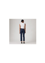 Load image into Gallery viewer, Levi’s 501 CROP  SALSA STONEWASH — back view