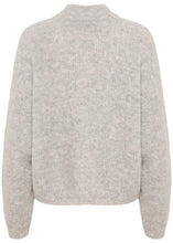 Charger l&#39;image dans la galerie, ALPHAGZ SHORT CARDIGAN | LIGHT GREY MELANGE GESTUZ