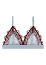Load image into Gallery viewer, LOVE LACE BRA | LIGHT BLUE