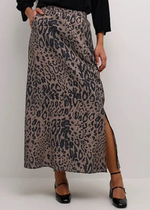 KAJEMMA SKIRT | MAJOR BROWN/BLACK KAFFE