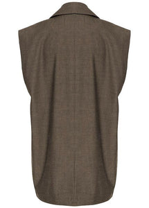 KAGIGI WAISTCOAT | MAJOR BROWN MELANGE KAFFE