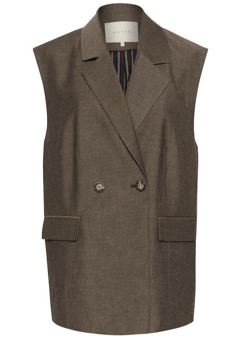 KAGIGI WAISTCOAT | MAJOR BROWN MELANGE KAFFE