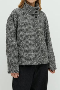 HERRA MAKAIA-M JACKET | GREY HERRINGBONE MBYM