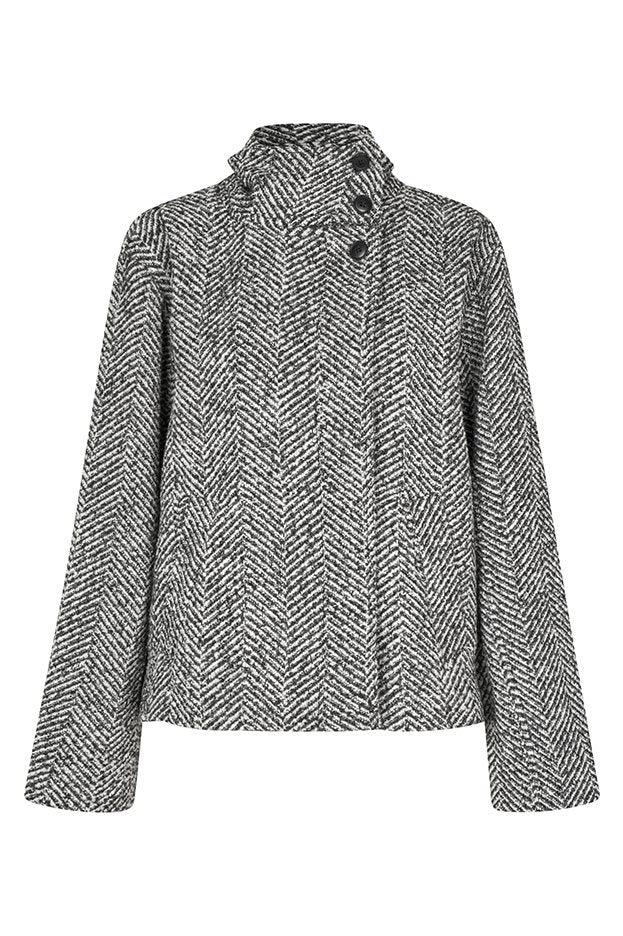 HERRA MAKAIA-M JACKET | GREY HERRINGBONE MBYM