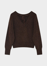 Load image into Gallery viewer, DAY Birger et Mikkelsen Malia Knit in Coffee Bean Melange – back product view