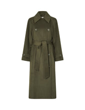Load image into Gallery viewer, MBYM Odonna-M Coat Dusty Olive Melange - front packshot