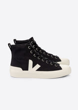 Load image into Gallery viewer, VEJA WATA II HIGH CANVAS | BLACK PIERRE