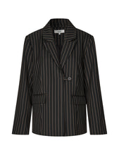 Load image into Gallery viewer, MILANI-M BLAZER | BLACK BROWN PINSTRIPE — packshot de face — photo officielle MBYM