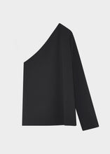 Load image into Gallery viewer, DAY Birger et Mikkelsen Monique One-Sleeve Top in Black – front product view