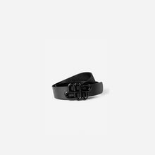 Load image into Gallery viewer, MUNTHE Latter Belt In Black - product view