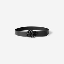 Load image into Gallery viewer, MUNTHE Latter Belt In Black - product view