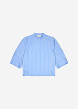 Load image into Gallery viewer, MUNTHE Neela Shirt In Stripe Blue - product view